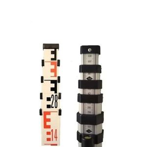 Mira Geodetic Topográfica em Alumínio de 7 Metros
