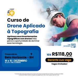 Curso Drone Aplicado a Topografia (Belo Horizonte- MG)