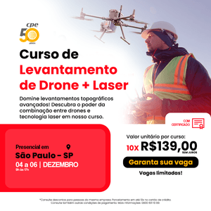 Curso Levantamento de Drone + Laser (São Paulo - SP)