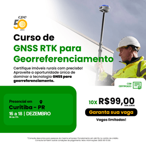 Curso GNSS RTK para Georreferenciamento (Curitiba - PR)