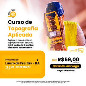 Curso Topografia Aplicada (Lauro de Freitas - BA)