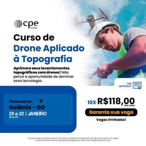 Curso Drone Aplicado a Topografia (Goiânia - GO)