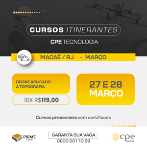 Curso Drone Aplicado a Topografia (Macaé - RJ)