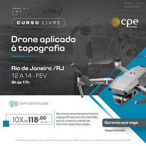 Curso Drone Aplicado a Topografia (Recife - PE)