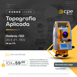 Curso Topografia Aplicada (Goiânia - GO)