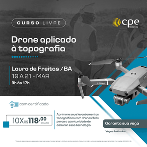 Curso Drone Aplicado a Topografia  (Lauro de Freitas - BA)