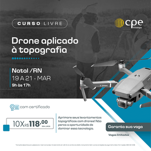 Curso Drone Aplicado a Topografia (Natal - RN)