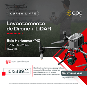 Curso Levantamento de Drone + Lidar (Belo Horizonte- MG)