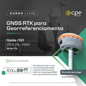 Curso GNSS RTK para Georreferenciamento (Goiás - GO)