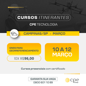 Curso GNSS RTK para Georreferenciamento (Campinas - SP)