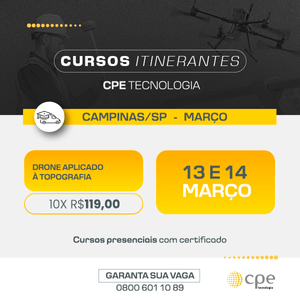 Curso Drone Aplicado a Topografia (Campinas - SP)