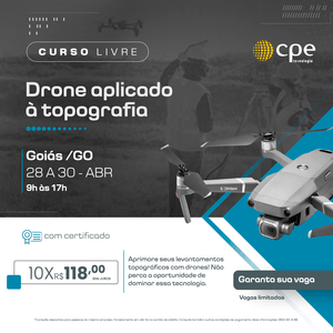 Curso Drone Aplicado a Topografia (Goiás - GO)