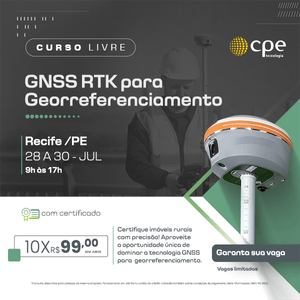Curso GNSS RTK para Georreferenciamento (Recife - PE)