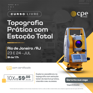 Curso Topografia Prática com Estação Total (Rio de Janeiro - RJ)