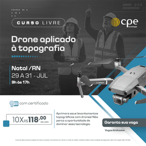 Curso Drone Aplicado a Topografia (Natal - RN)