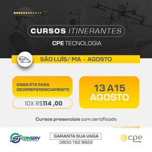 Curso GNSS RTK para Georreferenciamento (São Luís - MA)